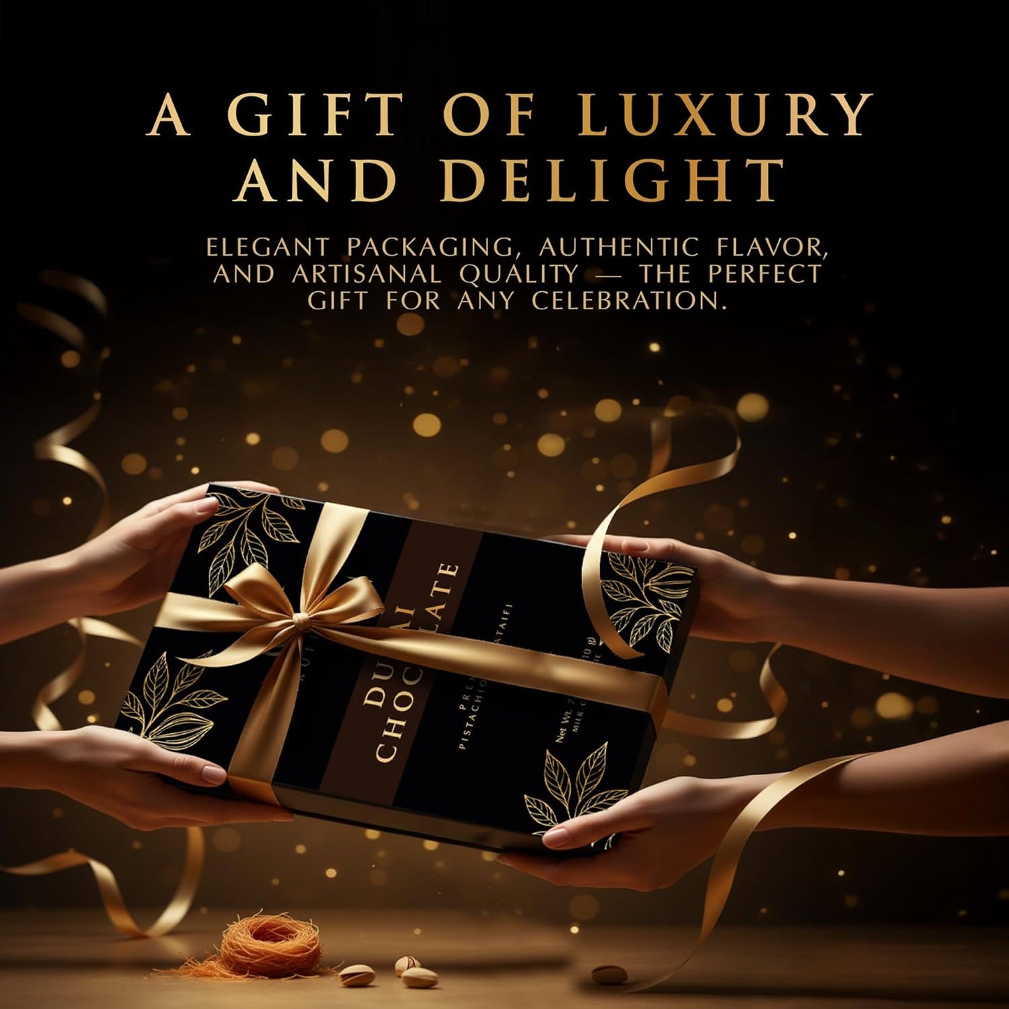 Dubai Pistachio Kataifi Chocolate Bar (Pistachio)